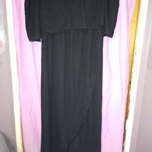 Black long dress size Large